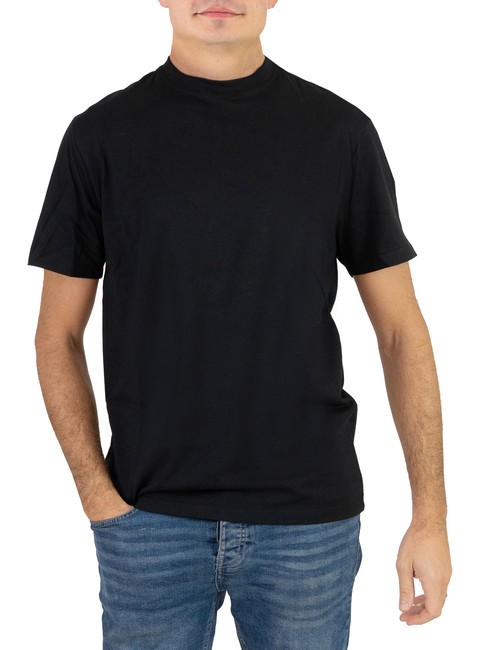 COLMAR MATTE Baumwoll-T-Shirt mit normaler Passform Schwarz - Herren-T-Shirts