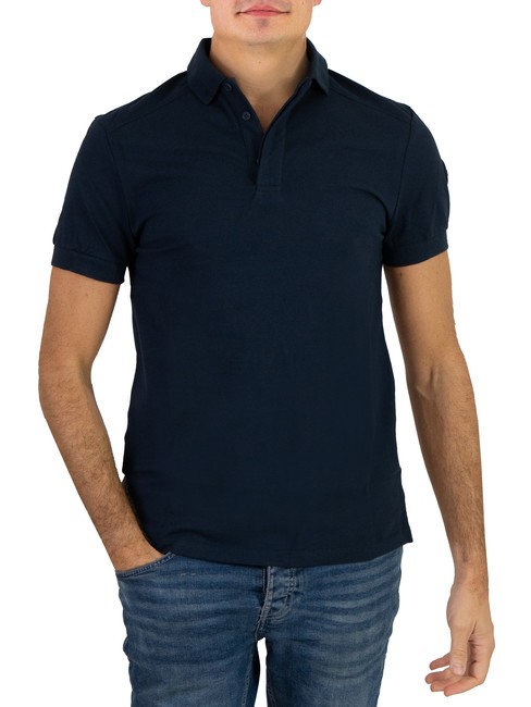 COLMAR FLUX Halbarm-Poloshirt aus Baumwoll-Piqué marineblau - Herren-Polo-Shirts/Herren-Polo-Shirt/Herrenpoloshirt/Herrenpoloshirts