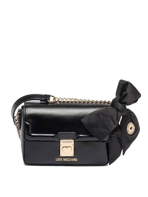 LOVE MOSCHINO FIOCCO Mini-Umhängetasche  Schwarz - Damentaschen