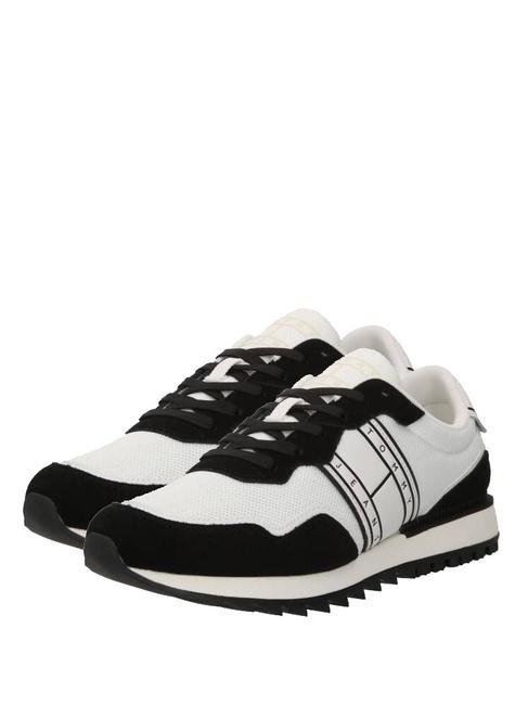 TOMMY HILFIGER TOMMY JEANS Runner Mix Turnschuhe SCHWARZ - Herrenschuhe