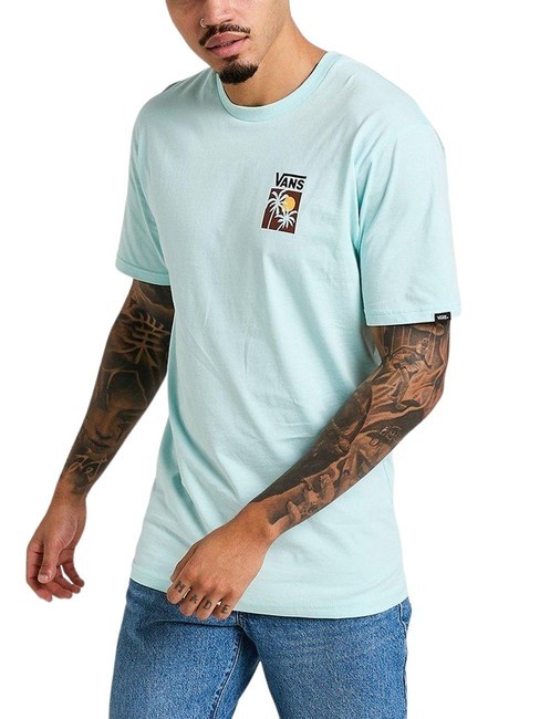 VANS ISLAND BOX Baumwoll-T-Shirt mit Aufdruck blaues Leuchten - Herren-T-Shirts