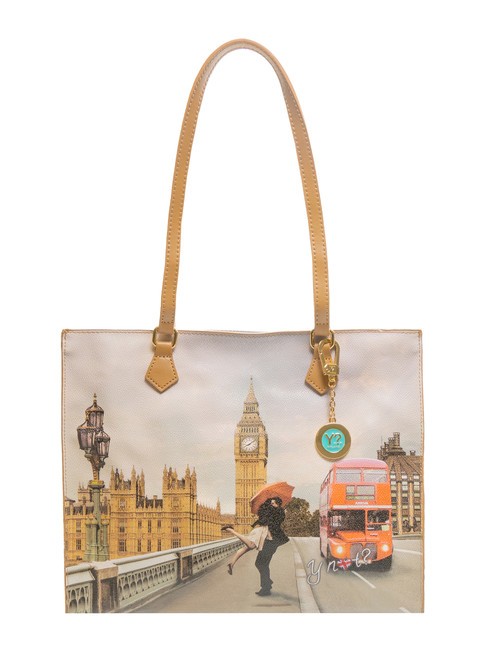 YNOT YESBAG Quadratische Einkaufstasche Londoner Liebe - Damentaschen