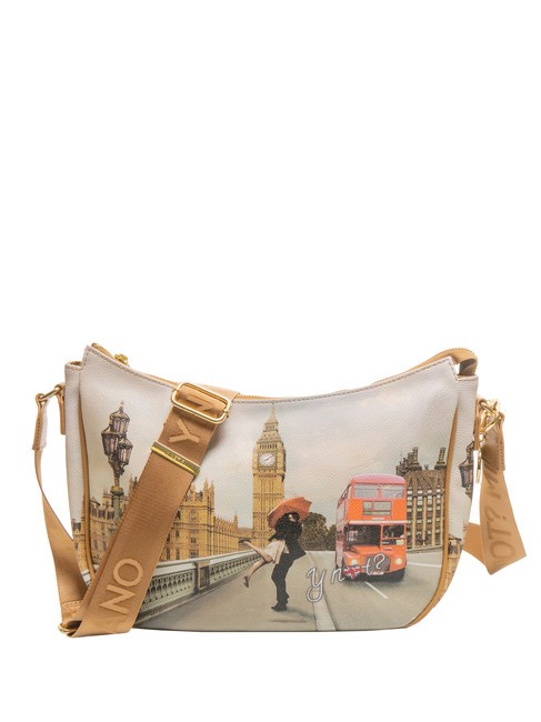 YNOT YESBAG Hobo-Tasche mit Gesäßtasche Londoner Liebe - Damentaschen