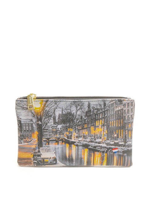 YNOT YESBAG Umschlag-Clutch mit Polyserin Amsterdamer Schnee - Damentaschen