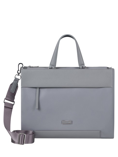 SAMSONITE ZALIA 3.0  14,1-Zoll-Laptoptasche mit Schultergurt silbergrau - Damentaschen