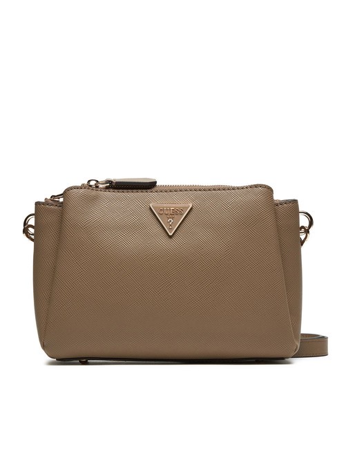 GUESS NOELLE Schultertasche dunkles Taupe - Damentaschen