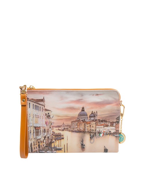 YNOT YESBAG Clutch mit Polyester und Schultergurt Großer Kanal - Damentaschen