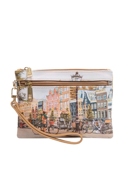 YNOT YESBAG Clutch mit Manschette und Tasche Amsterdamer Regenbogen - Damentaschen