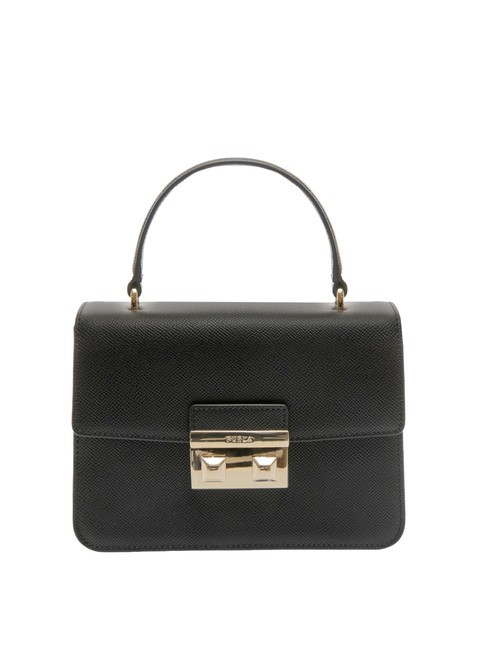 FURLA BELLA Kleine Ledertasche St. Andromeda Schwarz - Damentaschen