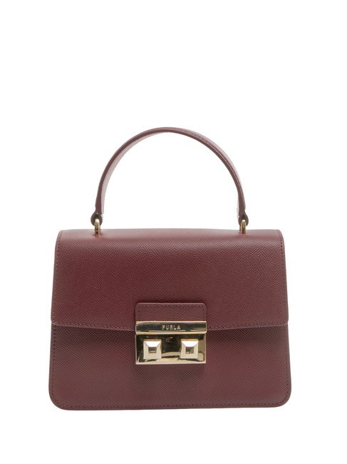 FURLA BELLA Kleine Ledertasche St. Andromeda Rote Johannisbeere - Damentaschen