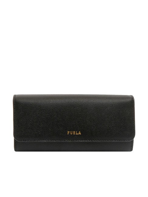 FURLA GARDENIA St androm große Lederbrieftasche Schwarz - Brieftaschen Damen