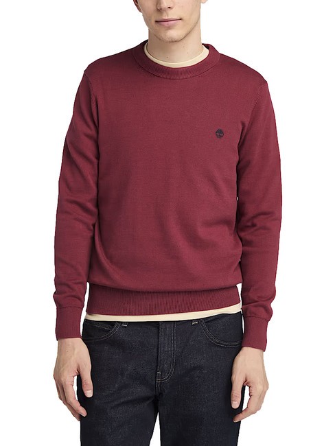 TIMBERLAND WILLIAMS RIVER Pullover mit Rundhalsausschnitt Cordovan - Herrenpullover