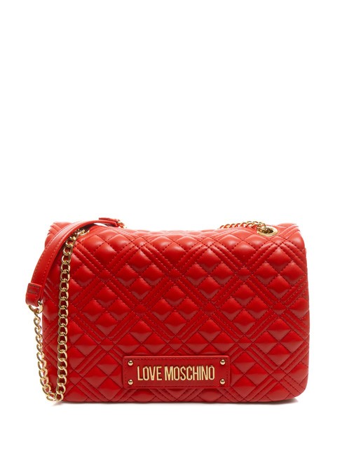 LOVE MOSCHINO QUILTED Convertible Schulter-/Umhängetasche ROT - Damentaschen