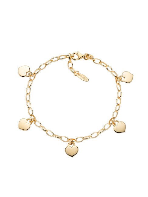 AMEN AMORE Silberarmband mit kleinen Herzen Gold - Armbänder