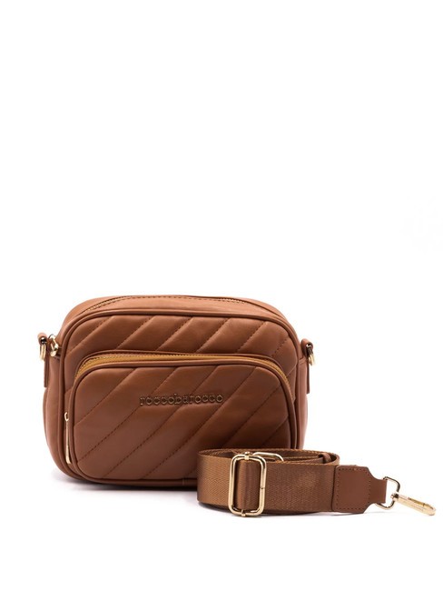 ROCCOBAROCCO GLAM Gesteppte Schlafzimmertasche Cognac - Damentaschen