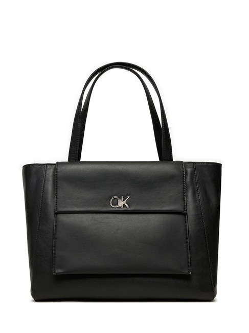 CALVIN KLEIN CK MEDIUM Einkaufstasche mit Tasche pvh schwarz - Damentaschen