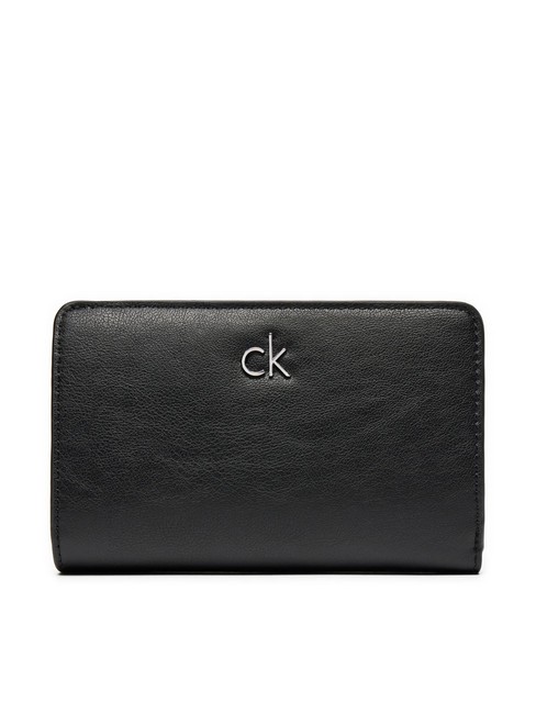 CALVIN KLEIN CK DAILY Mittelgroße, faltbare Geldbörse pvh schwarz - Brieftaschen Damen