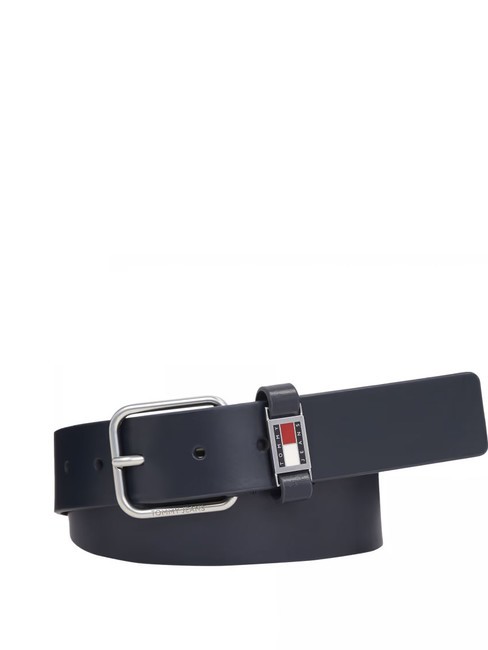 TOMMY HILFIGER TOMMY JEANS SCANTON Ledergürtel dunkles Nachtmarineblau - Gürtel