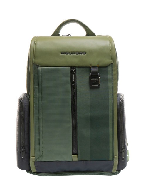 PIQUADRO STEVE 15,6-Zoll-Laptop-Rucksack GRÜN - PC-Rucksäcke