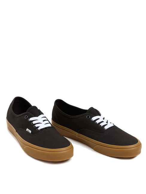 VANS AUTHENTIC Canvas-Sneaker schwarz/gummi - Schuhe Unisex