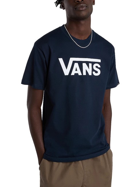 VANS CLASSIC Kurzarm-T-Shirt aus Baumwolle marine/weiß - Herren-T-Shirts