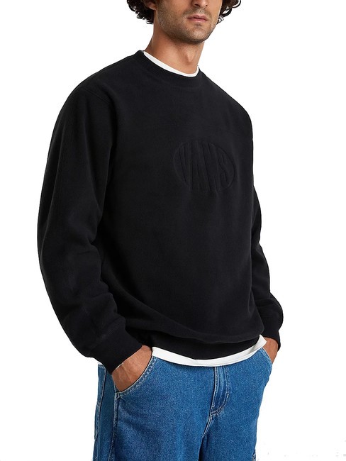 VANS CARLO LOOSE Fleece-Sweatshirt mit Rundhalsausschnitt Schwarz - Herren-T-Shirts