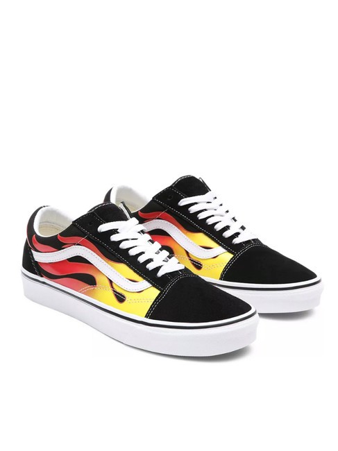 VANS OLD SKOOL Niedrige Turnschuhe schwarz/schwarz/tr. weiß - Schuhe Unisex