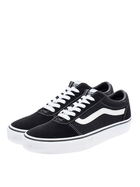 VANS WARD M Canvas-Sneaker weiß schwarz - Herrenschuhe