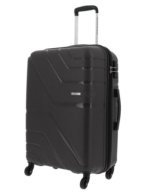 AMERICAN TOURISTER UPLAND Mittelgroßer Trolley SCHWARZ - Harte Trolleys