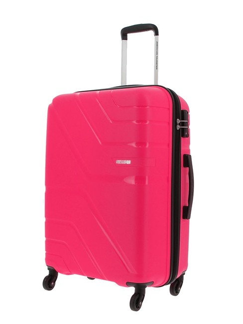 AMERICAN TOURISTER UPLAND Mittelgroßer Trolley Rosa - Harte Trolleys