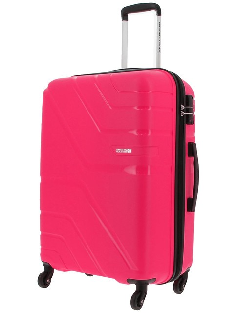 AMERICAN TOURISTER UPLAND Großer Trolley Rosa - Harte Trolleys