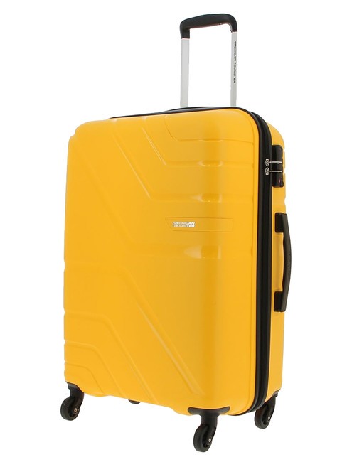 AMERICAN TOURISTER UPLAND Großer Trolley gelb - Harte Trolleys