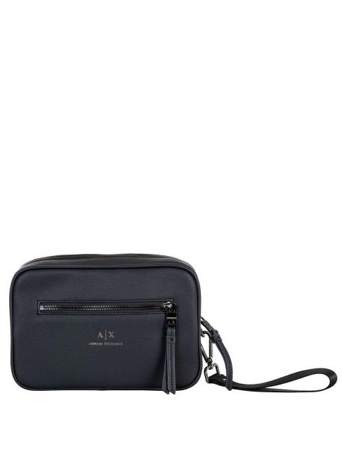 ARMANI EXCHANGE Beauty case con tasca frontale e polsierina  Navy blau - Beauty-Case