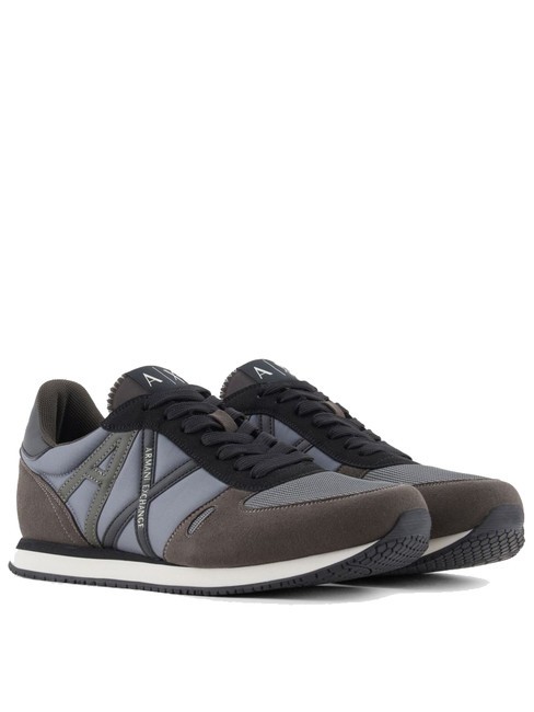 ARMANI EXCHANGE RIO Niedrige Turnschuhe Agave+Oliven - Herrenschuhe