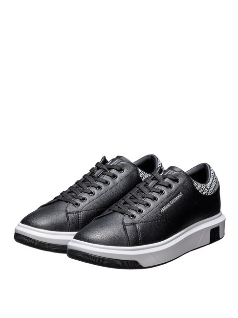 ARMANI EXCHANGE A|X Turnschuhe schwarz+op.weiß - Herrenschuhe