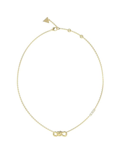 GUESS MODERN LOVE Knotenhalskette gelbes Gold - Halsketten