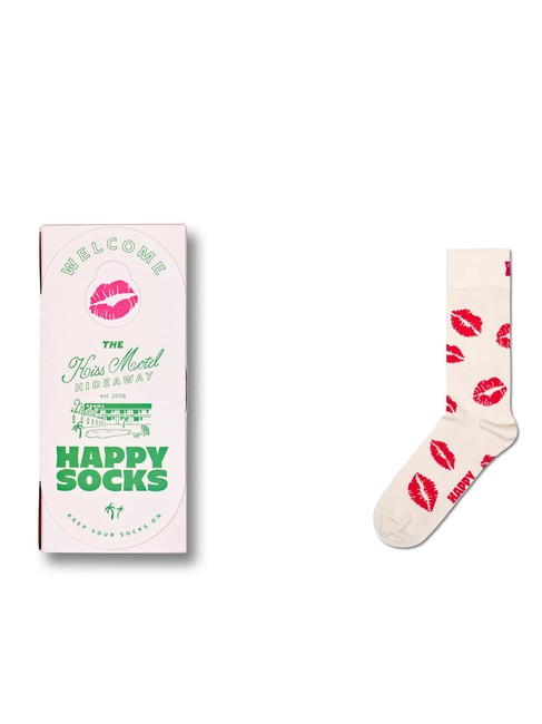 HAPPY SOCKS DO NOT DISTURB Socken in Geschenkbox, 1 Paar Weiß - Damenstrümpfe