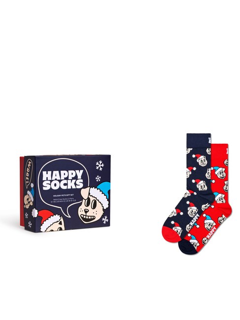 HAPPY SOCKS HOLIDAY CAT&DOG Geschenkset mit 2 Paar Socken Blau - Damenstrümpfe