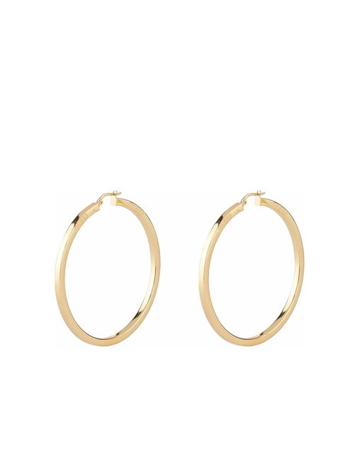 GUESS HOOPS I DID IT AGAIN Dünne Creolen gelbes Gold - Ohrringe