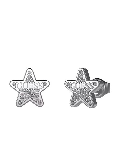 GUESS STUDS PARTY Sternohrringe mit Kristallen SILBER - Ohrringe