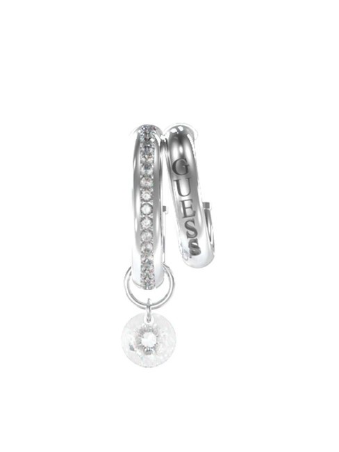 GUESS CRAZY EARRINGS Einzelner baumelnder Ear Cuff-Ohrring SILBER - Ohrringe