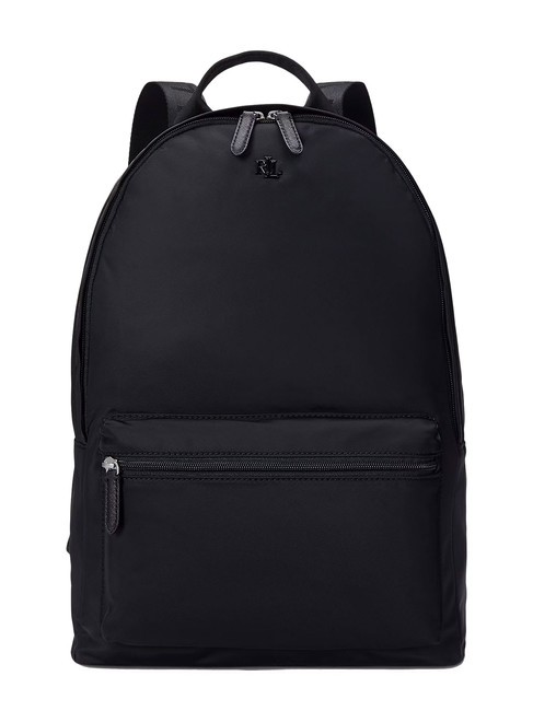 RALPH LAUREN STEVIE Mittelgroßer Nylonrucksack schwarz/schwarz - Damentaschen