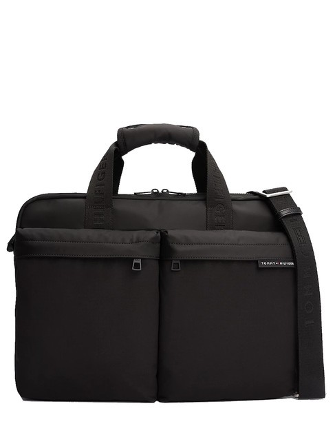 TOMMY HILFIGER TH ELEMENT REPREVE PC-Aktentasche Schwarz - Arbeitstaschen