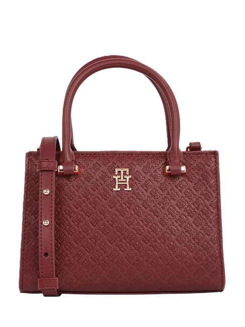 TOMMY HILFIGER TH ETERNITY Mini-Handtasche mit Schultergurt Himbeertrüffel - Damentaschen