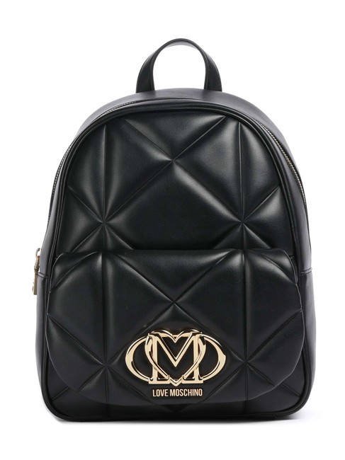 LOVE MOSCHINO GEOMETRIC Rucksack mit Tasche Schwarz - Damentaschen