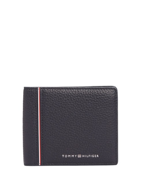 TOMMY HILFIGER TH CORP Ledergeldbörse Raum blau - Brieftaschen Herren