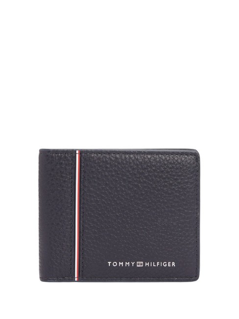 TOMMY HILFIGER TH CORP Mittelgroße Lederbrieftasche Raum blau - Brieftaschen Herren