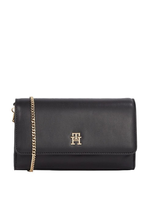 TOMMY HILFIGER TH ETERNITY Chain Mini-Umhängetasche Schwarz - Damentaschen