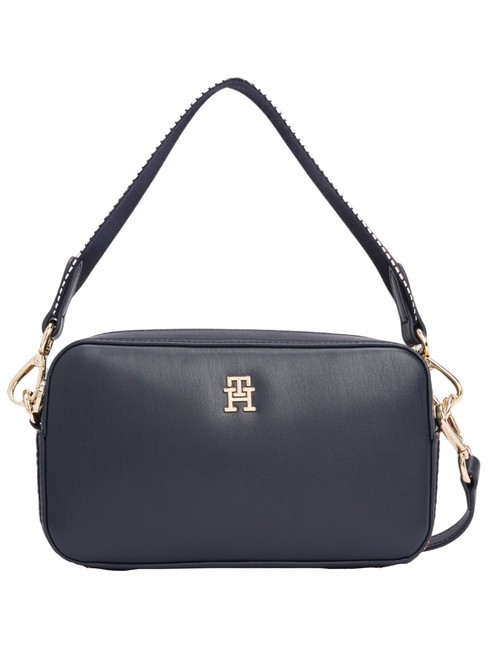 TOMMY HILFIGER TH DISTINCT Mini-Handtasche mit Schultergurt Space Blue Corp - Damentaschen