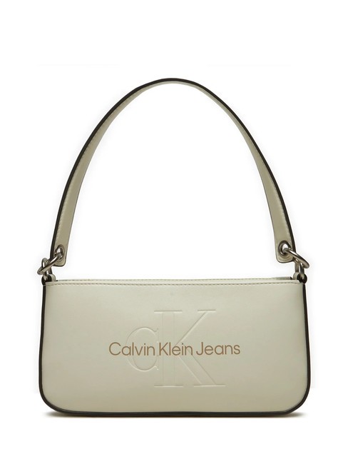 CALVIN KLEIN CK JEANS SCULPTED POUCH Schultertasche Tofu - Damentaschen